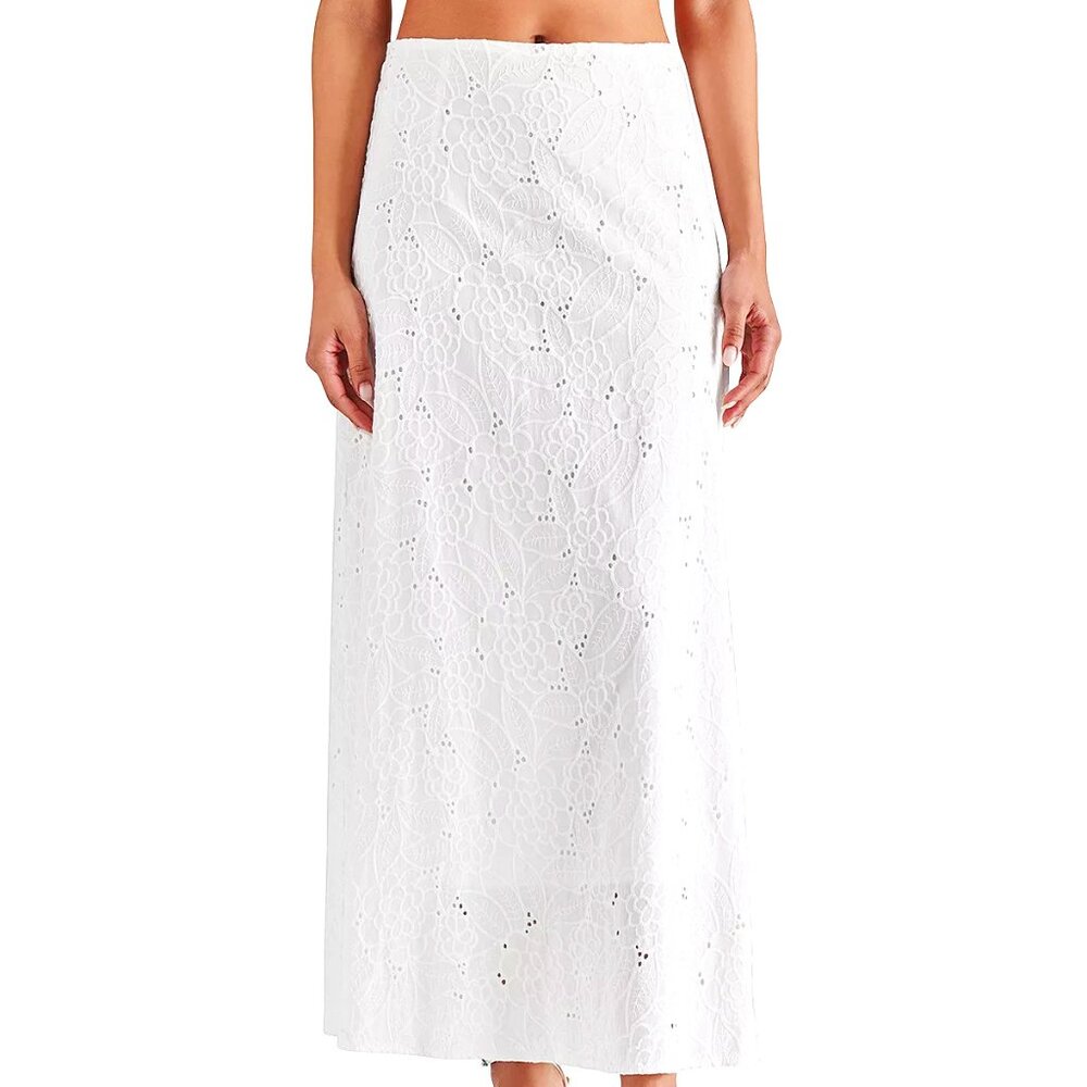 NWT Steve Madden Amalia Cotton Eyelet Maxi Skirt